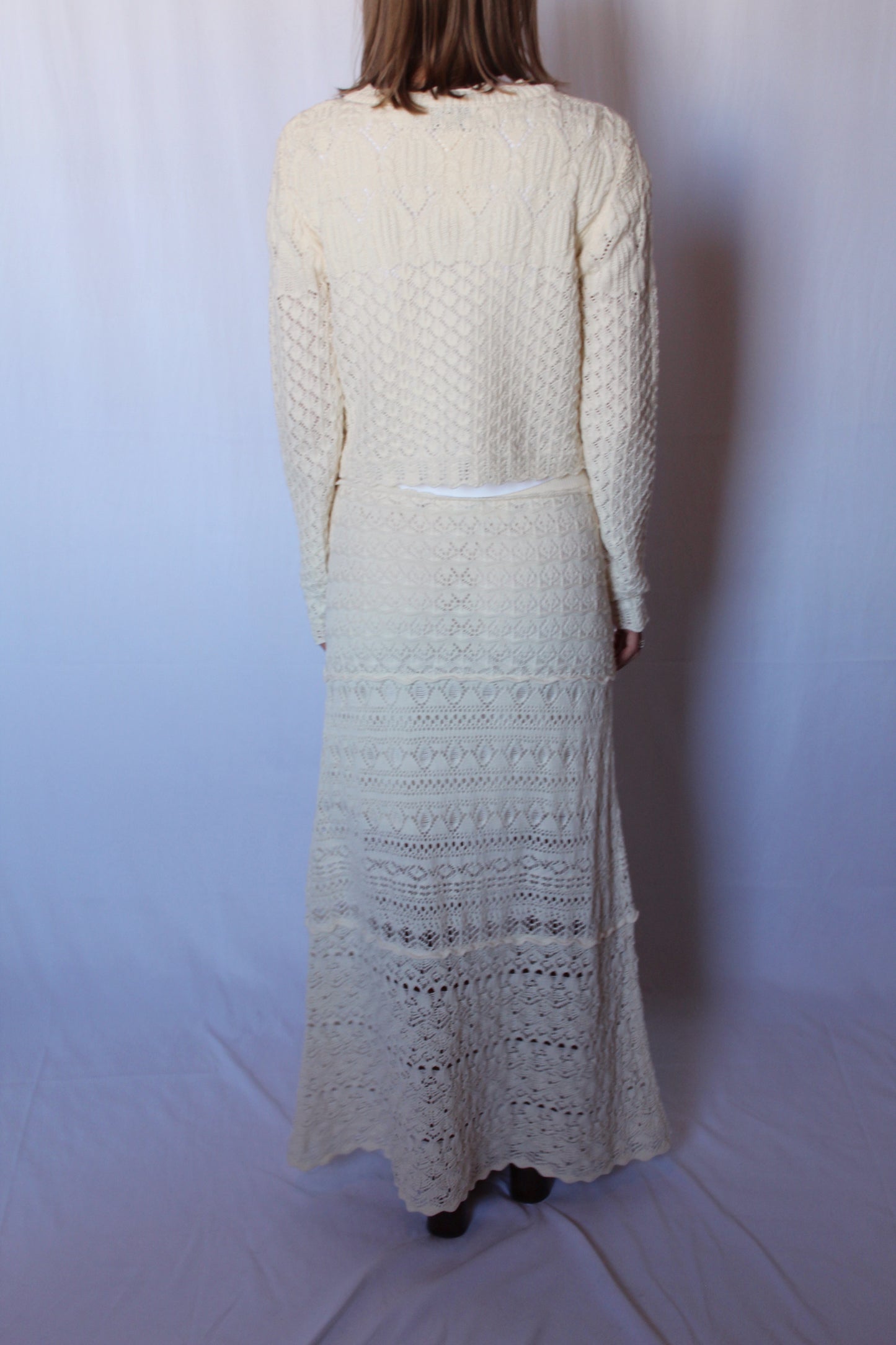 Piper Open Knit Maxi Skirt