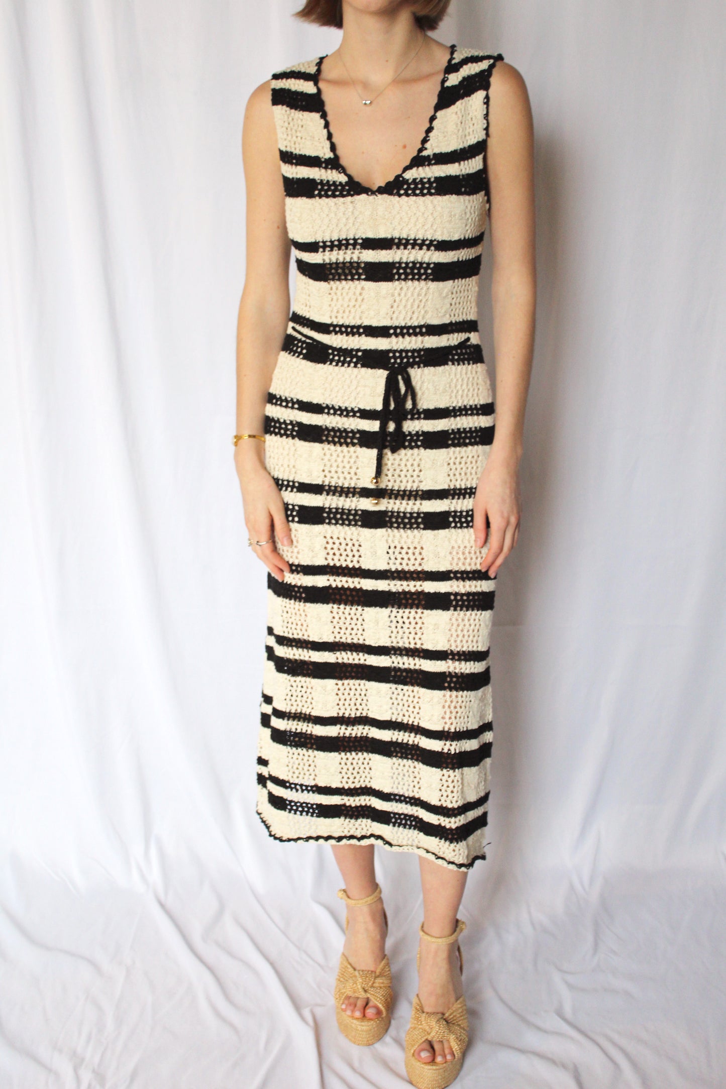 Charlotte Midi Crochet Dress
