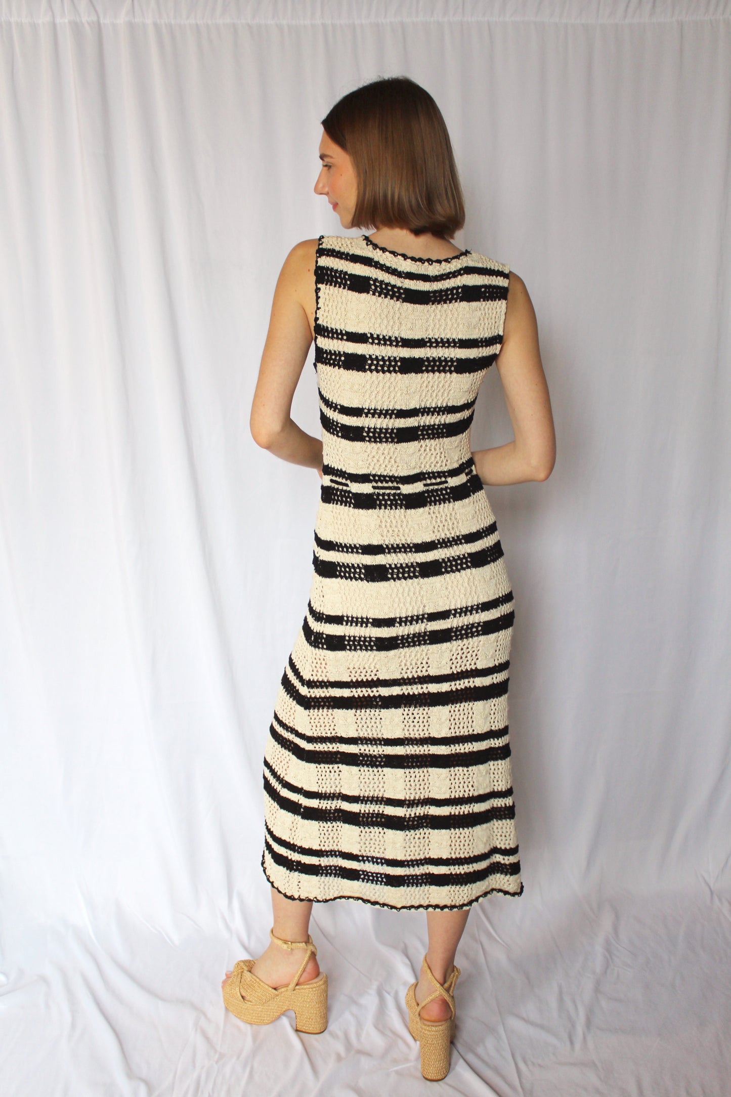 Charlotte Midi Crochet Dress