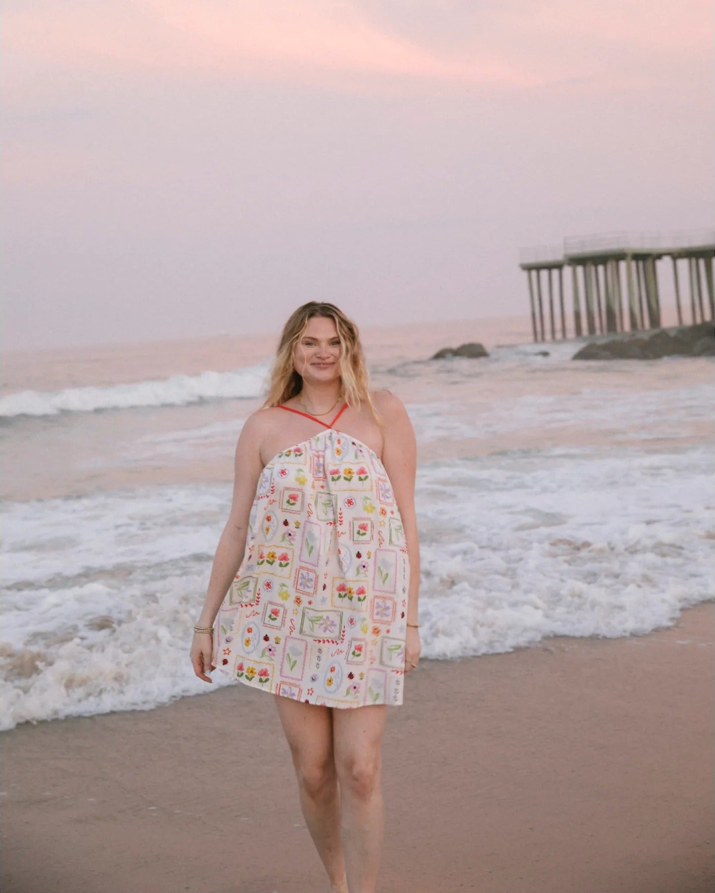 Madeline Mini Halter Dress