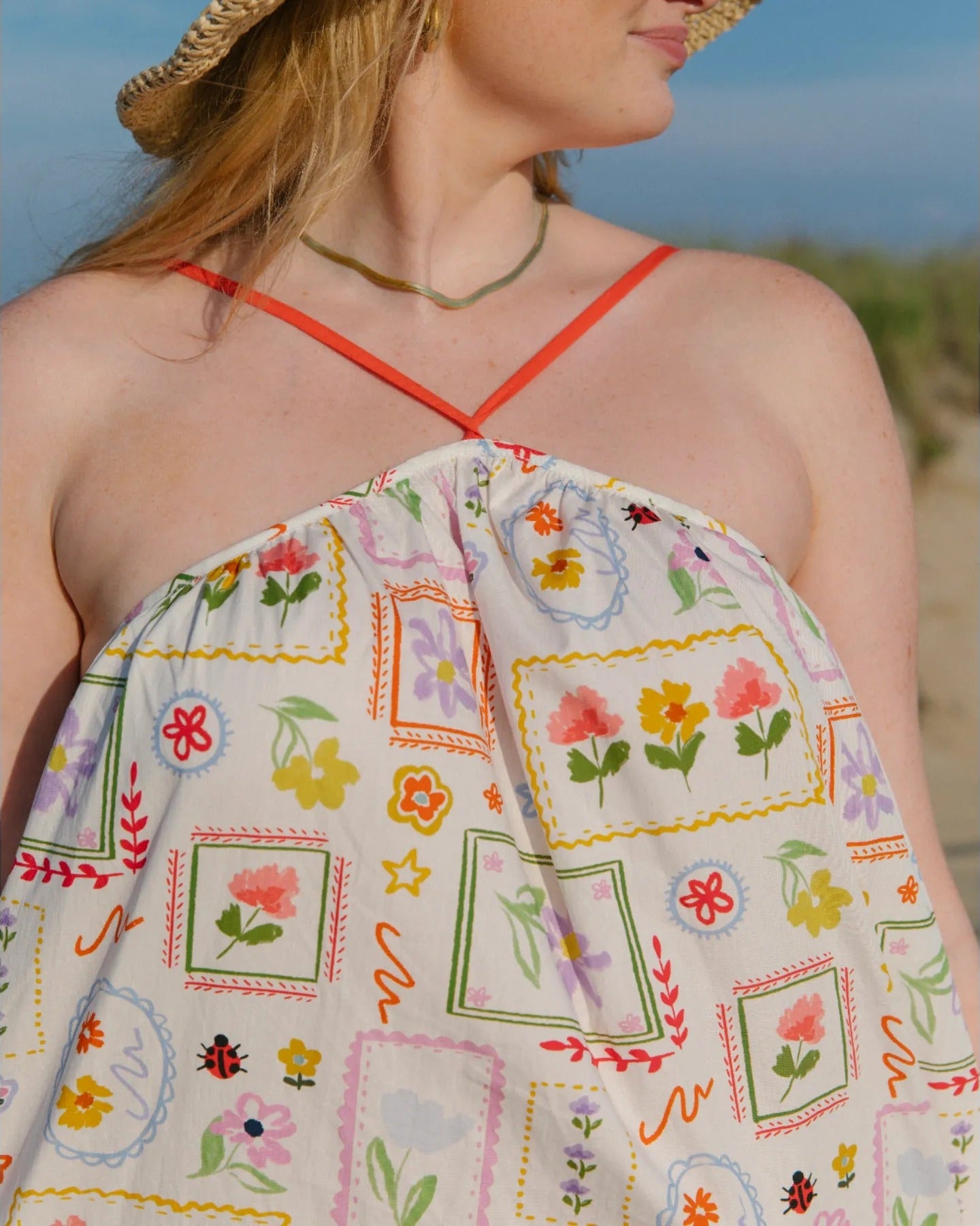 Madeline Mini Halter Dress