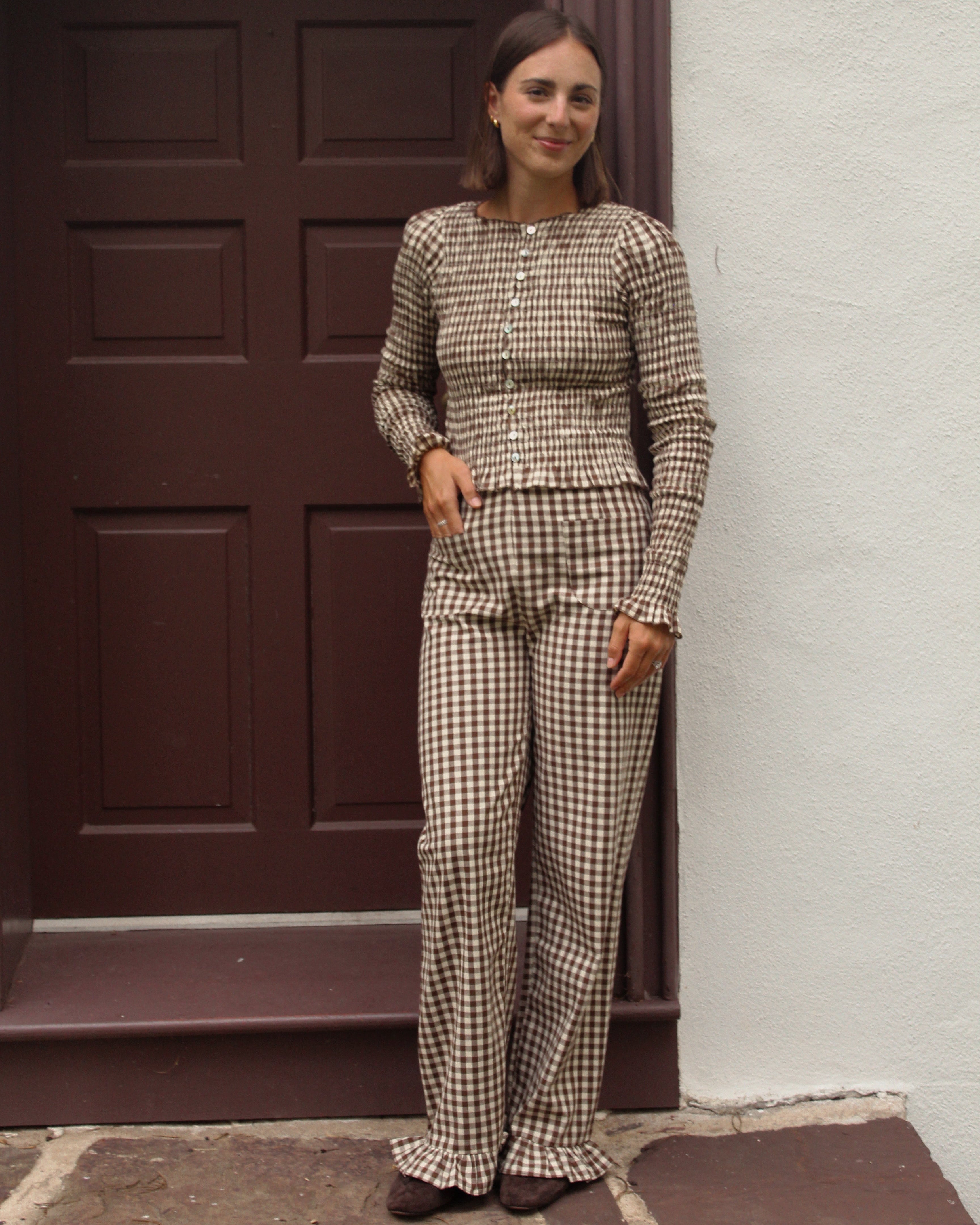 Amelia Ruffle Hem Pants