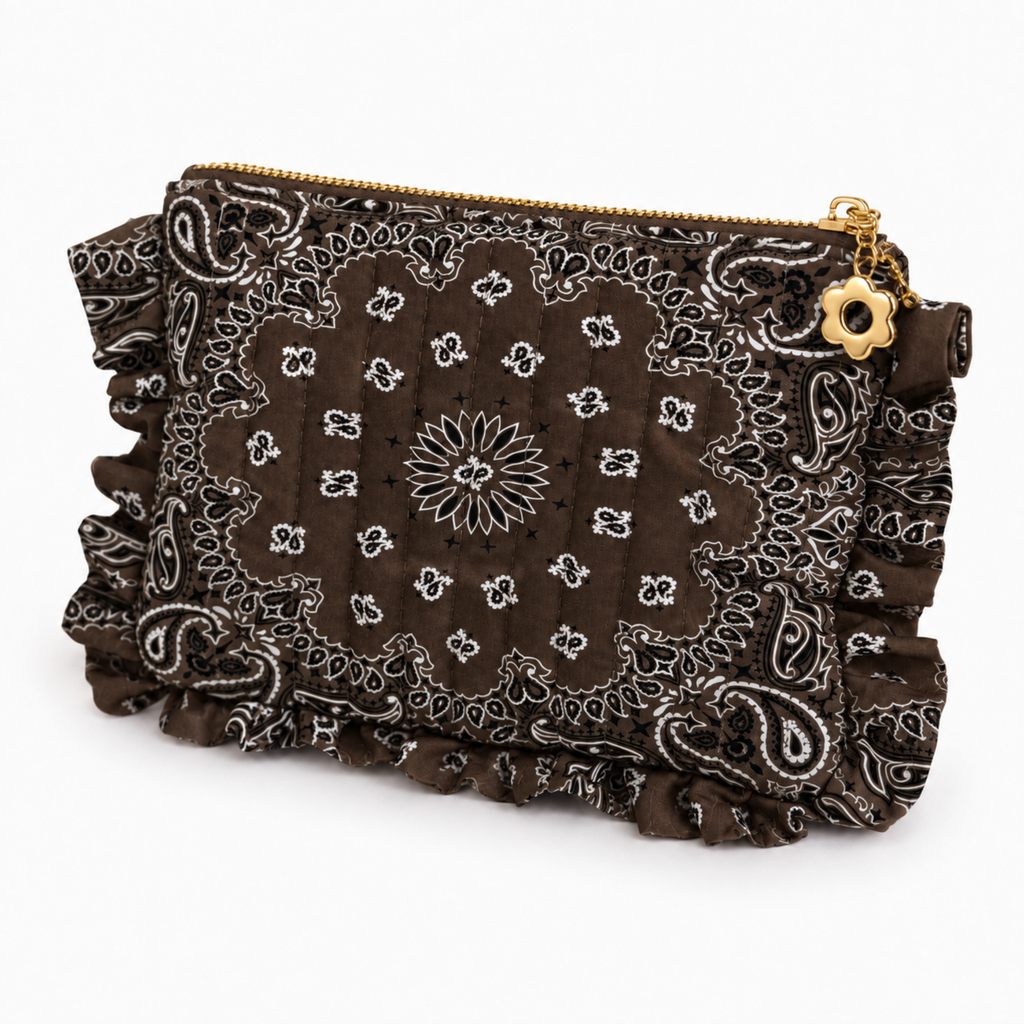 Bandana Ruffle Pouch