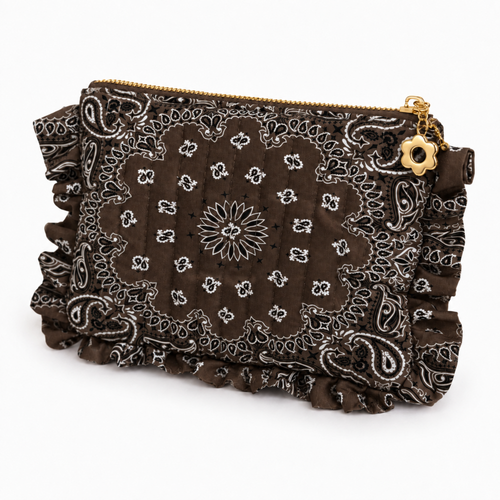 Bandana Ruffle Pouch