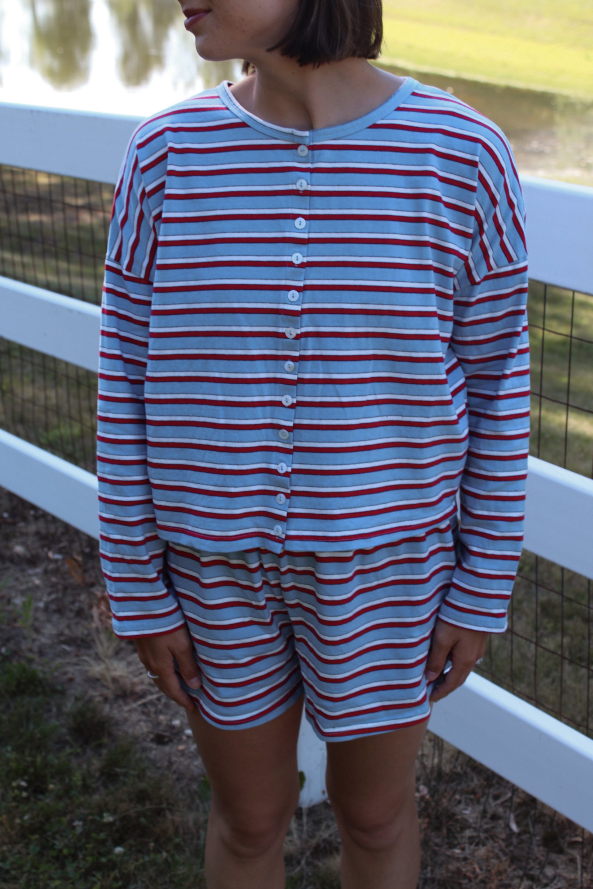 Nantucket Morning Stripe Cardi