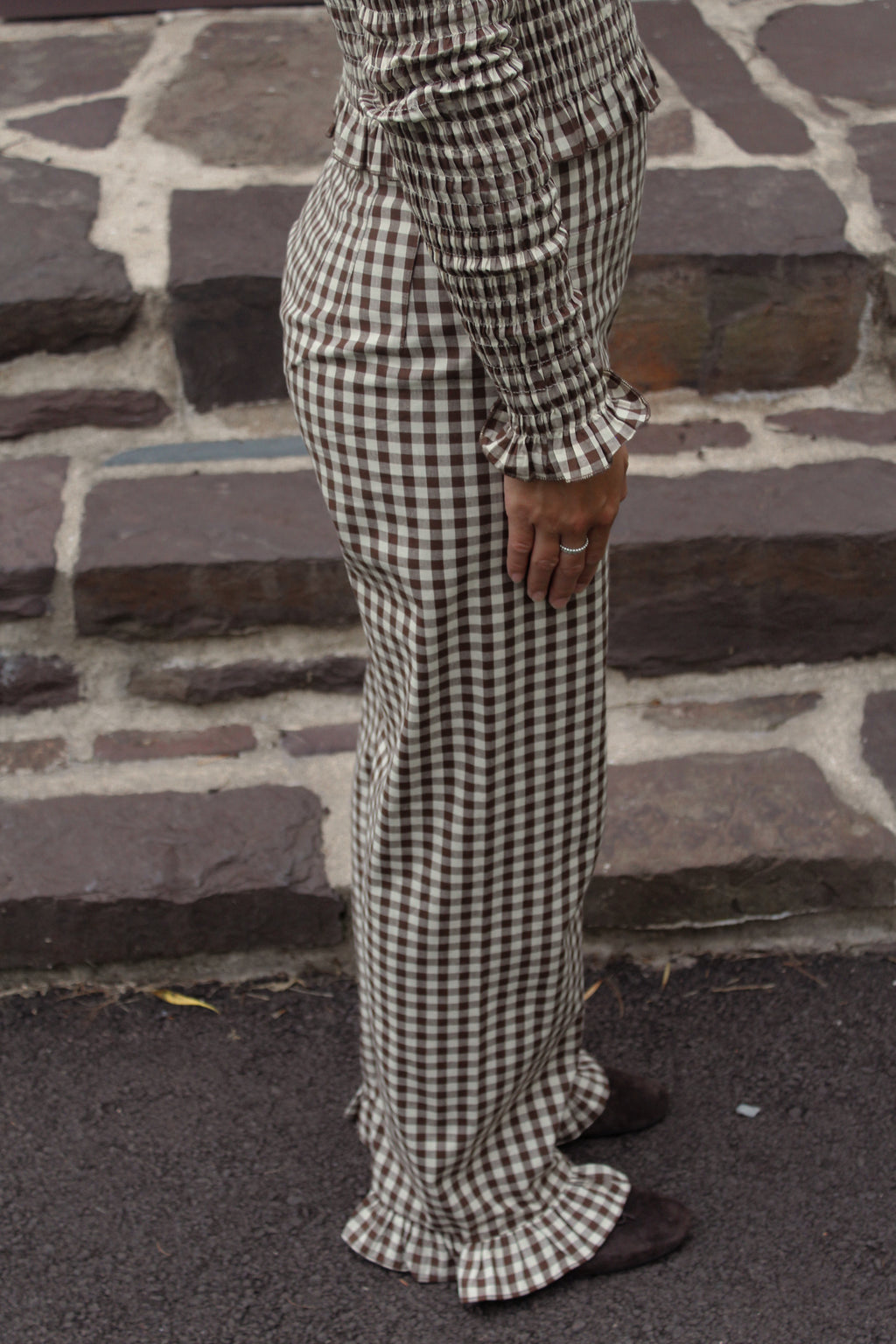 Amelia Ruffle Hem Pants