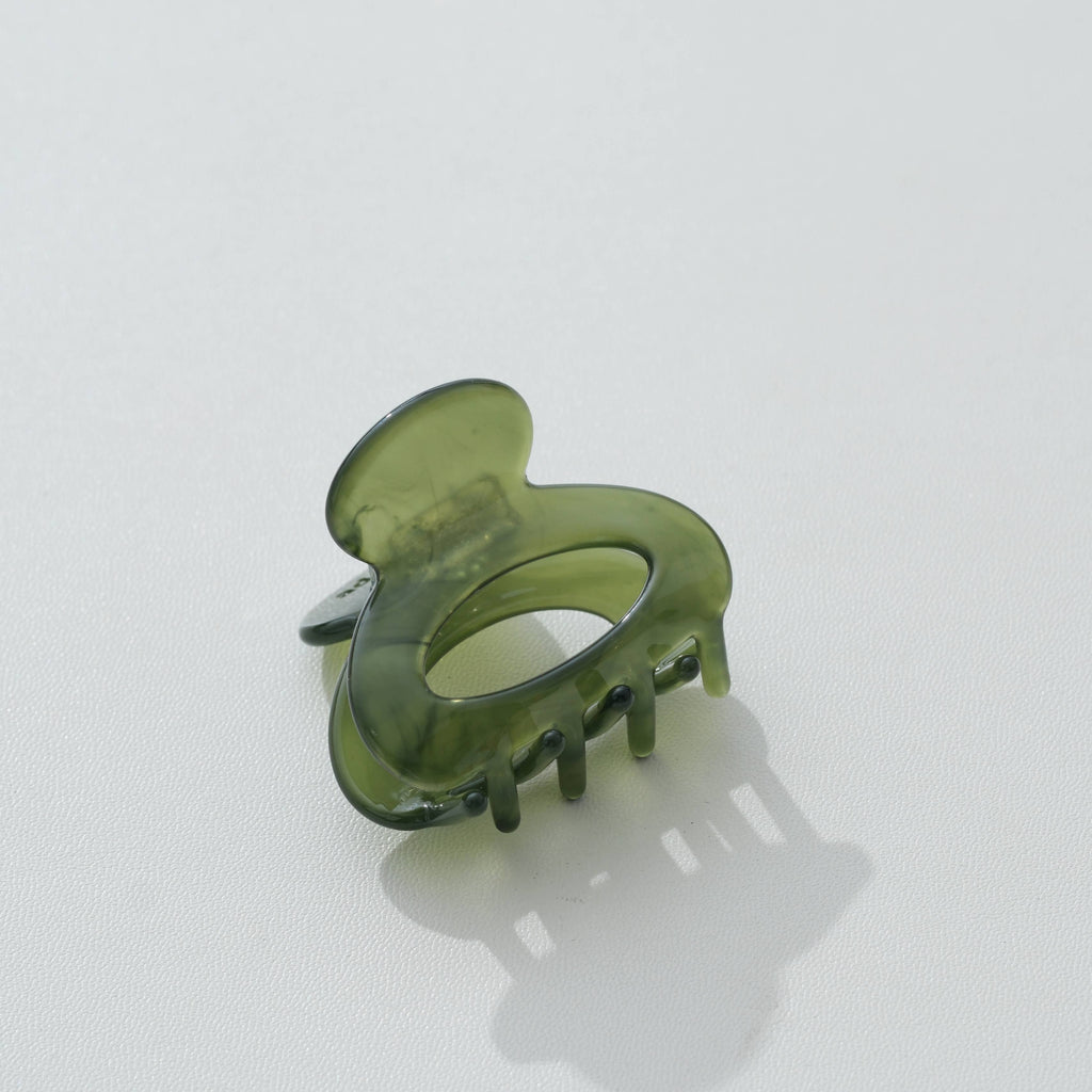 Jade Green Claw Clips