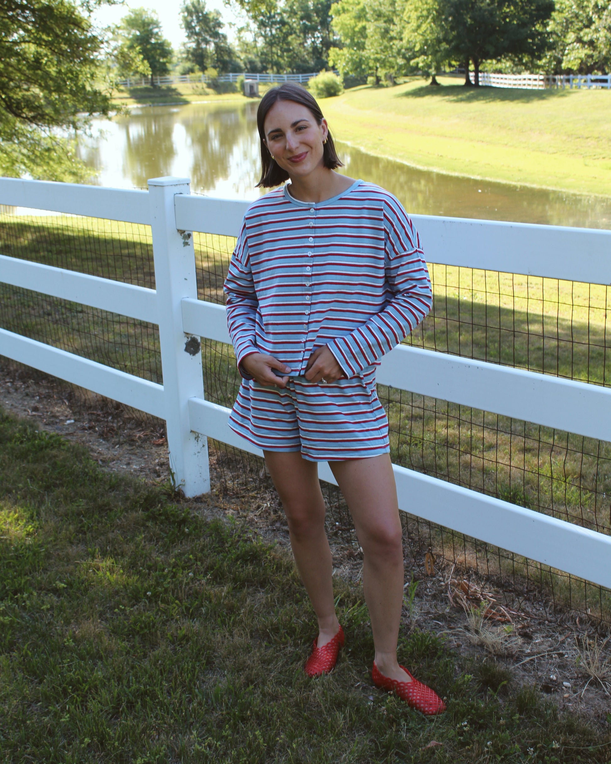 Nantucket Morning Stripe Cardi