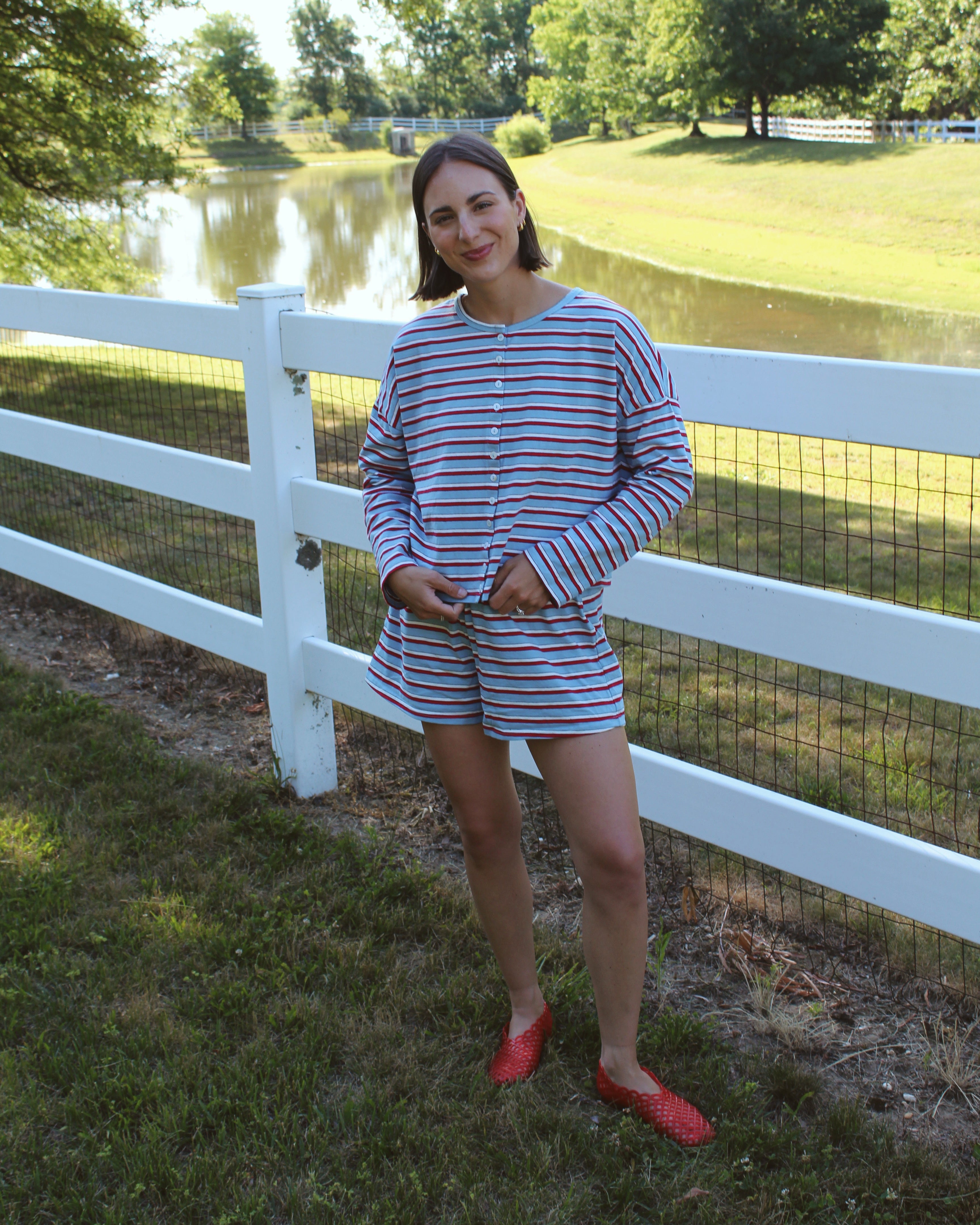 Nantucket Morning Stripe Cardi