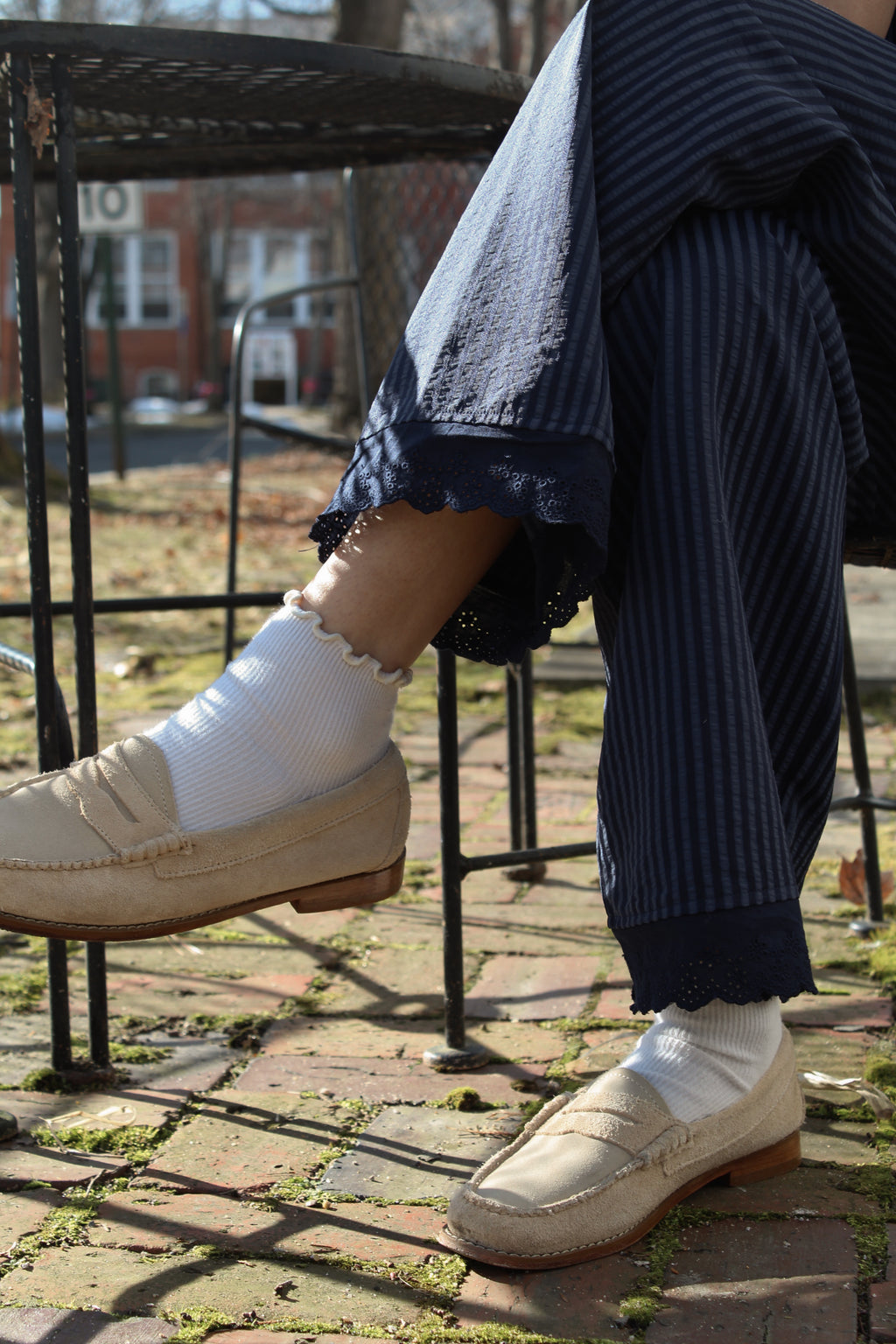 The Petal Stripe Pant