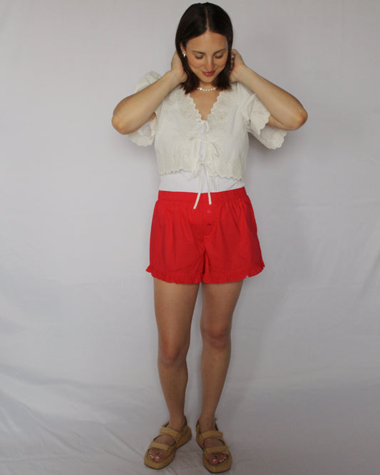 Loucia Ruffle Boxer Shorts