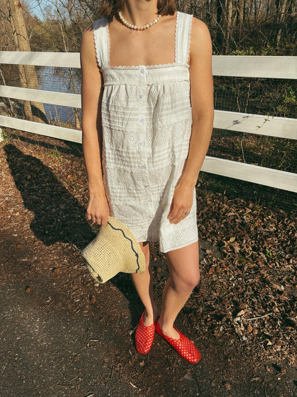 Violet Mini White Dress
