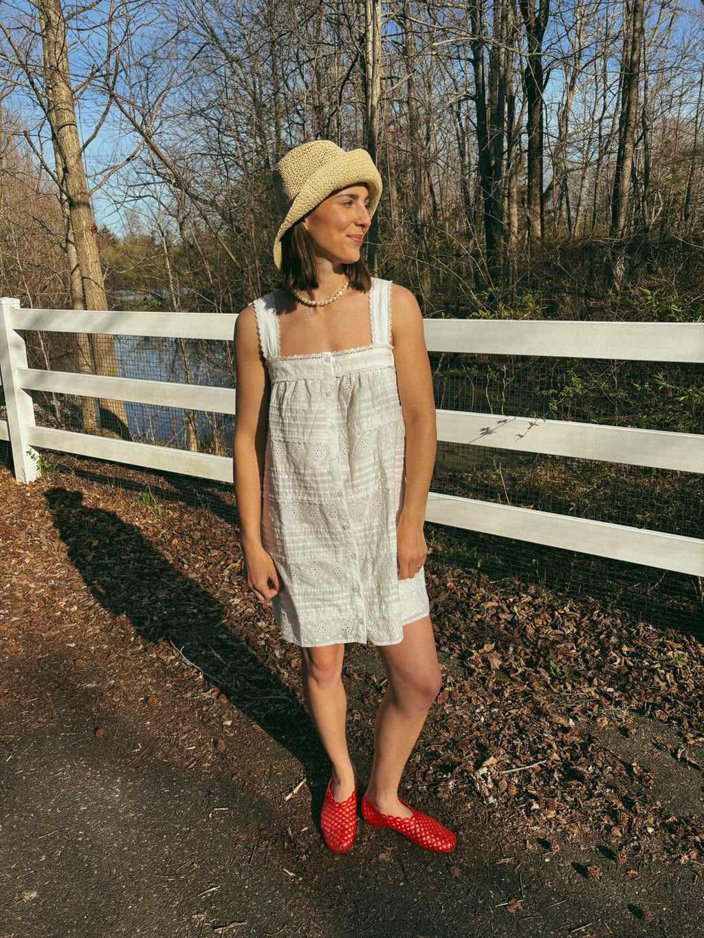 Violet Mini White Dress