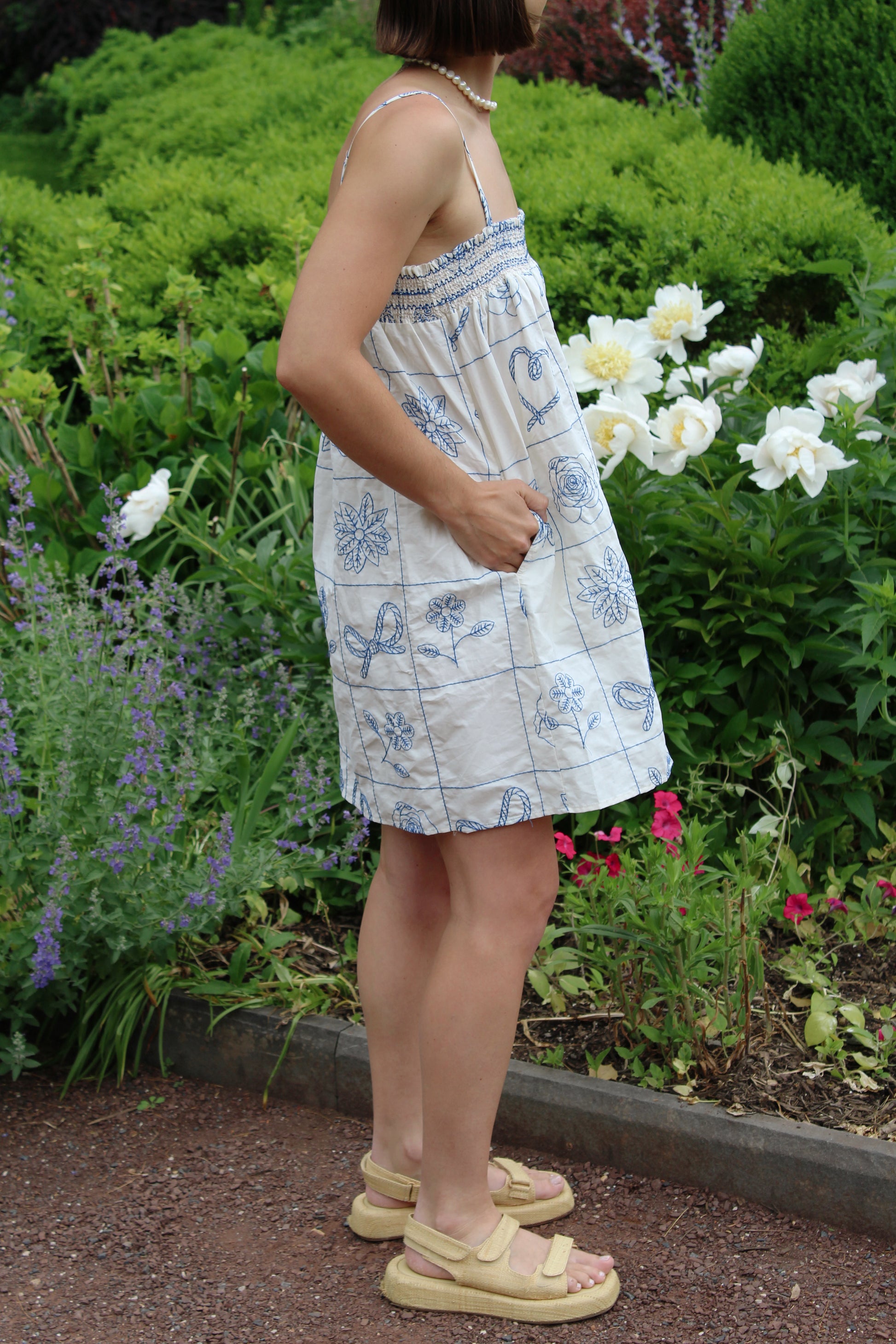 Kai Mini Embroidered Dress