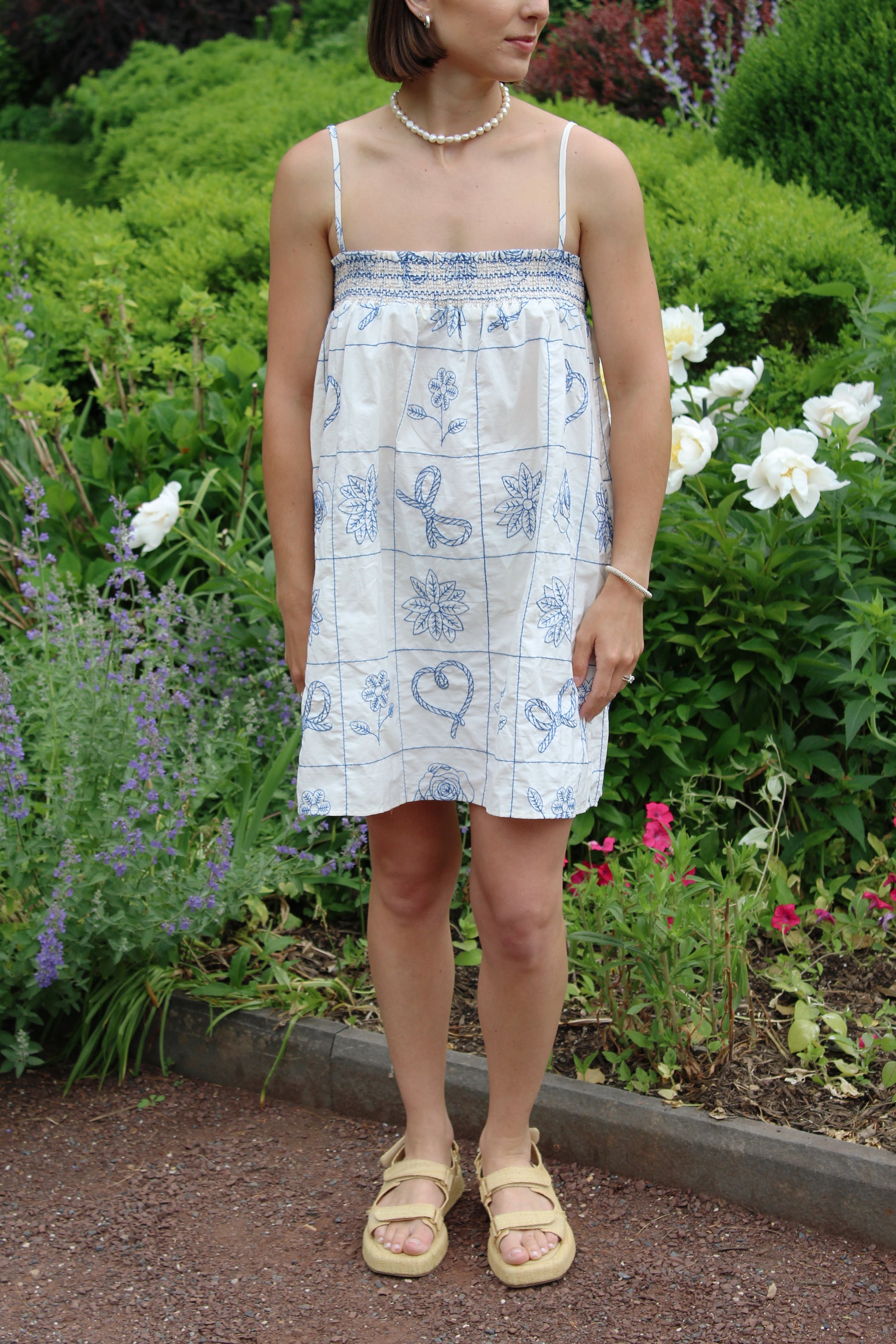 Kai Mini Embroidered Dress