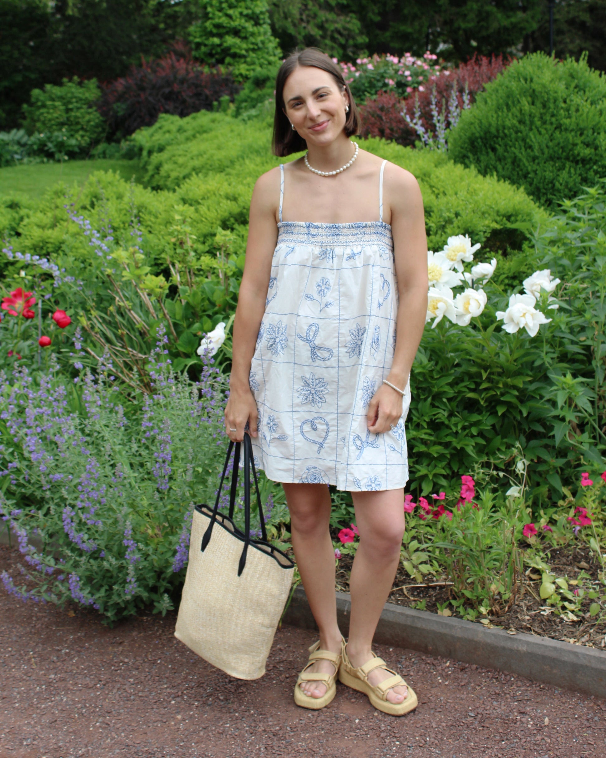 Kai Mini Embroidered Dress