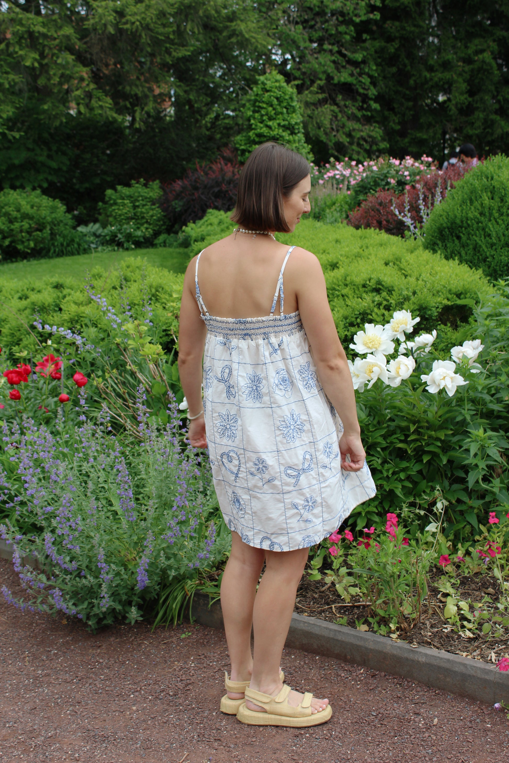 Kai Mini Embroidered Dress