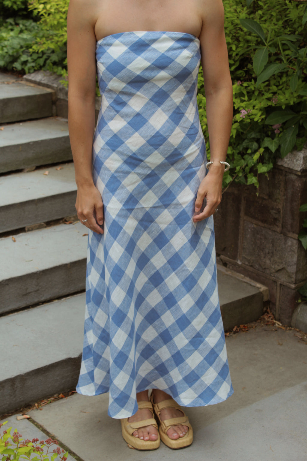 Willow Linen Maxi Dress
