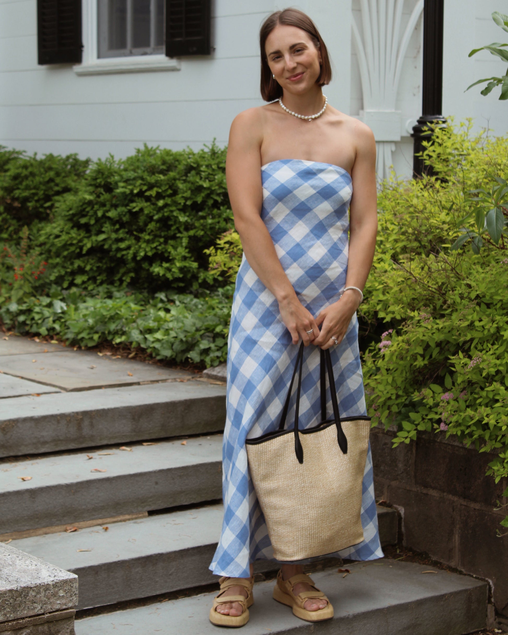 Willow Linen Maxi Dress