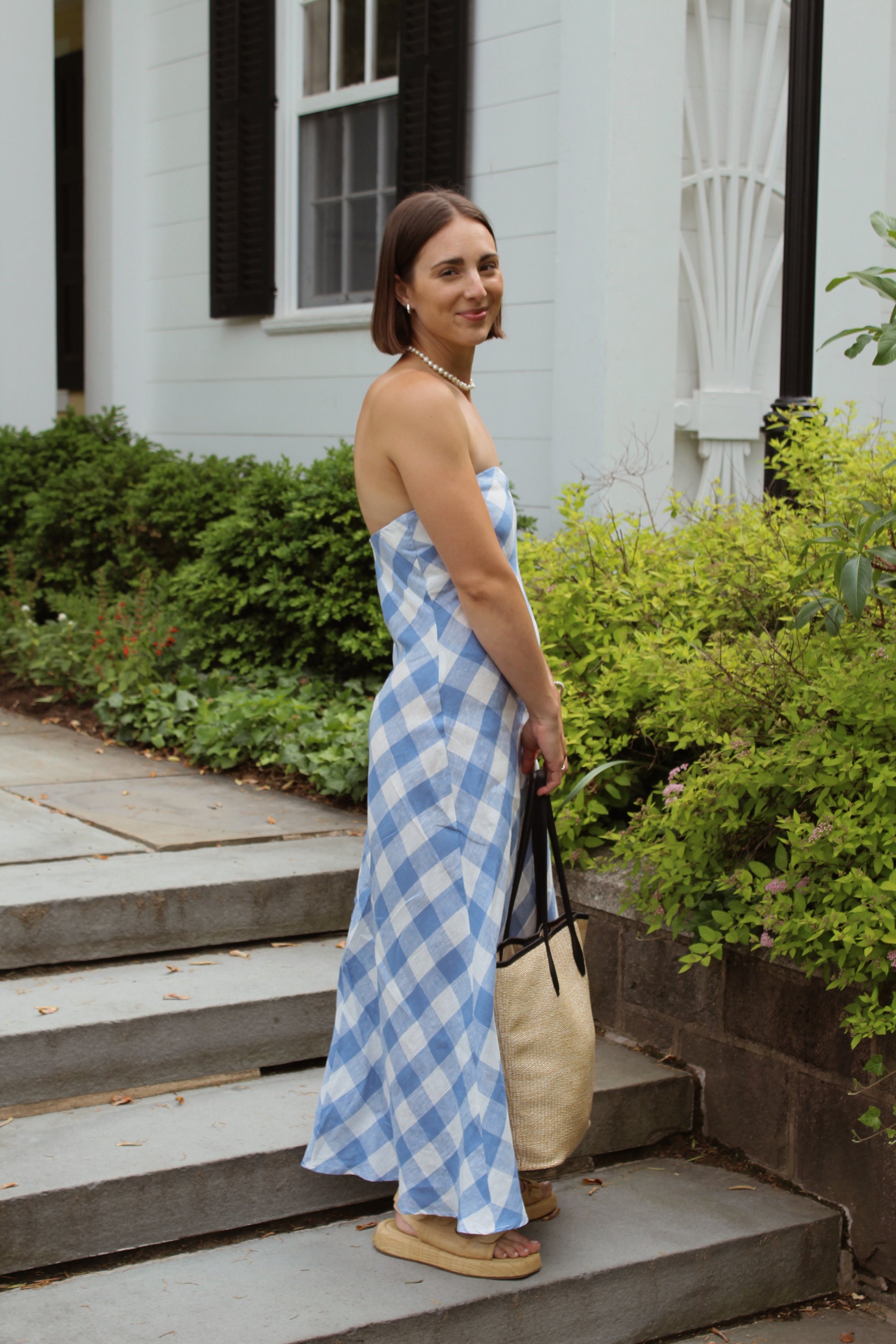 Willow Linen Maxi Dress