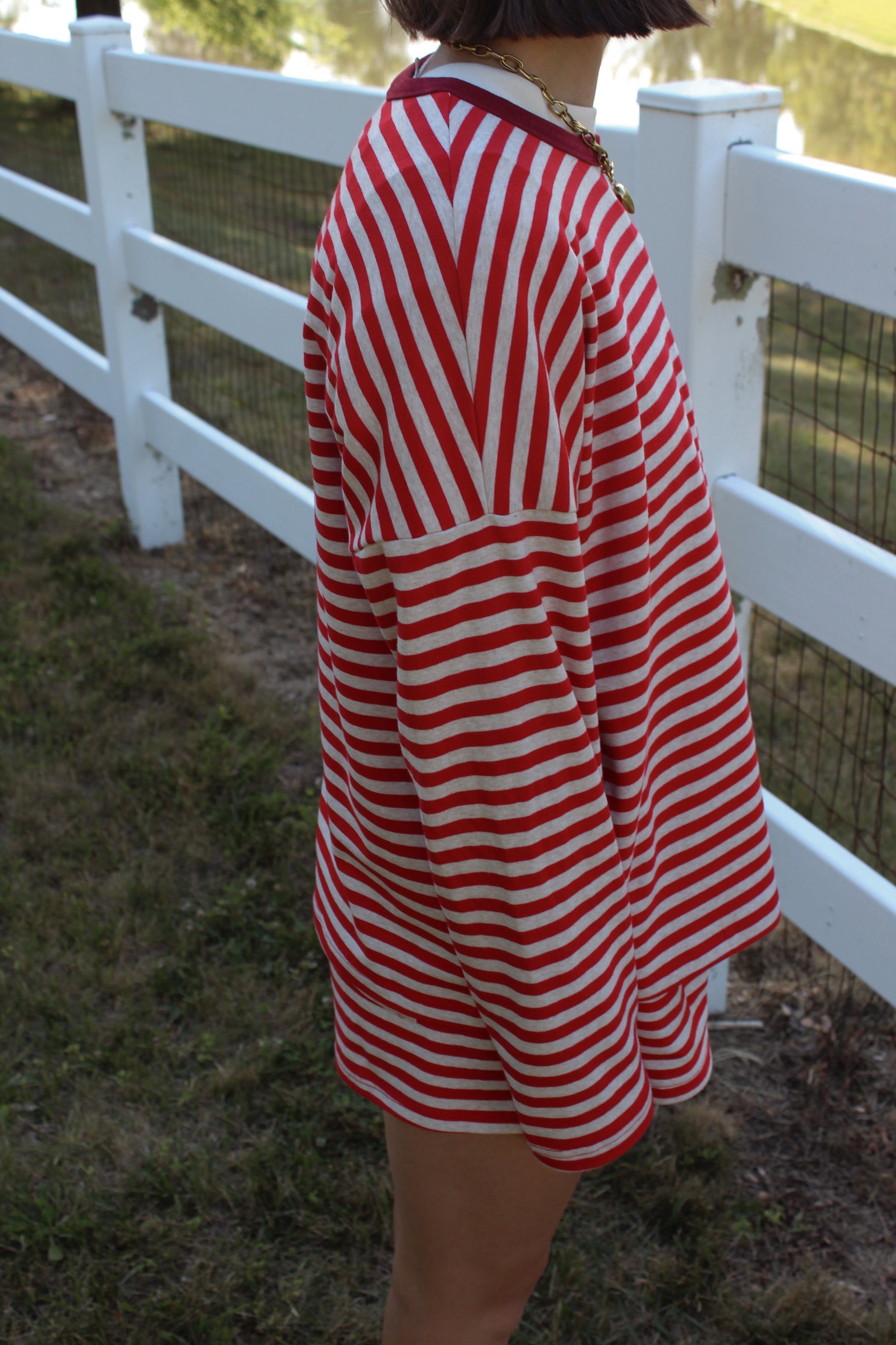 Red, White & Stripes Pullover