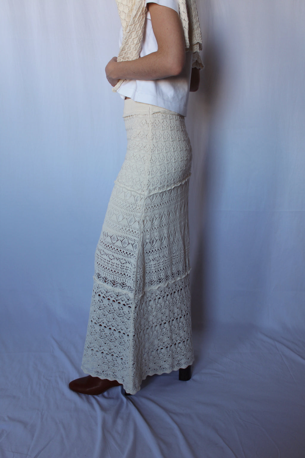 Piper Open Knit Maxi Skirt