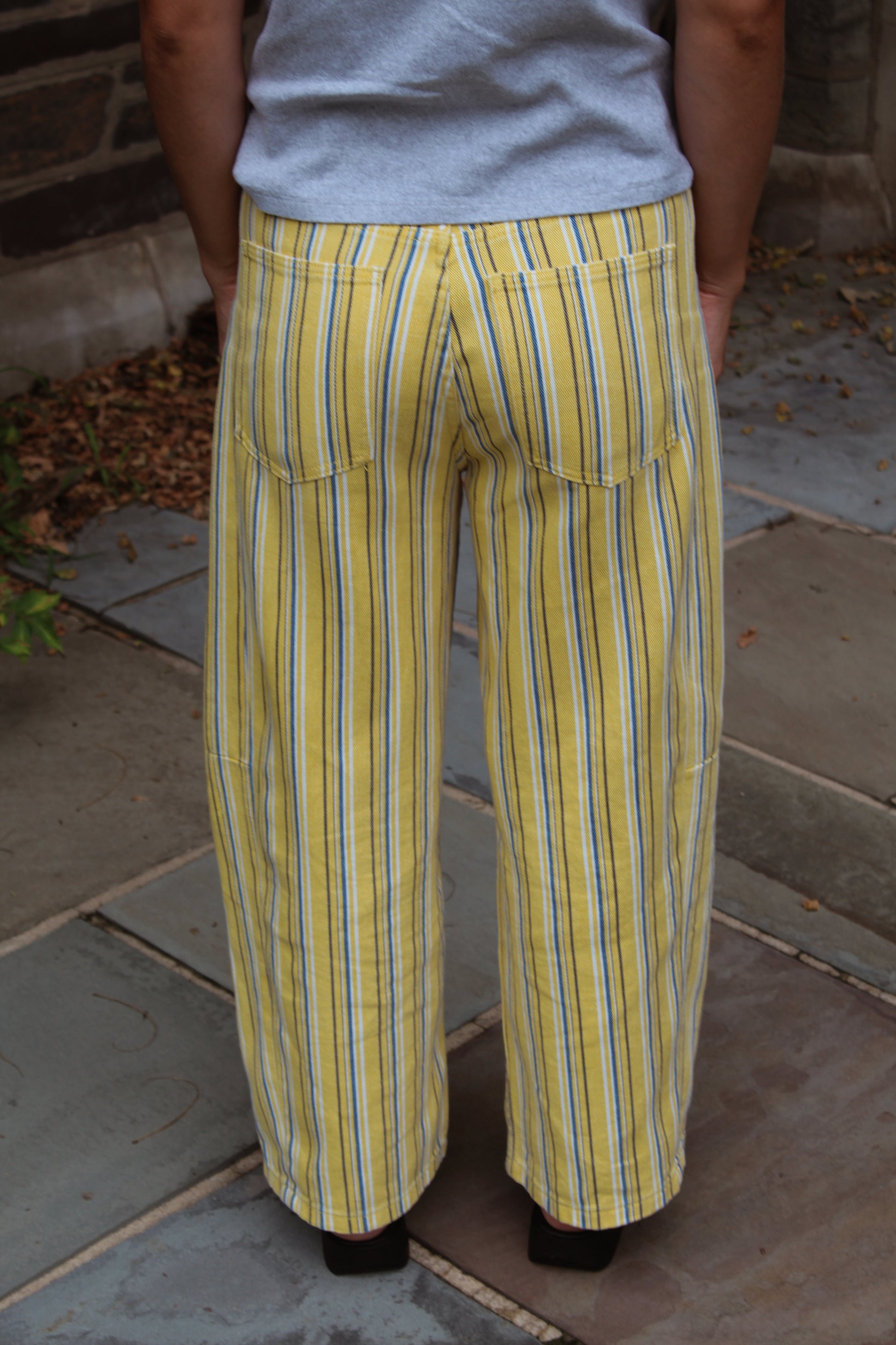 Limoncello Stripe Barrel Pant