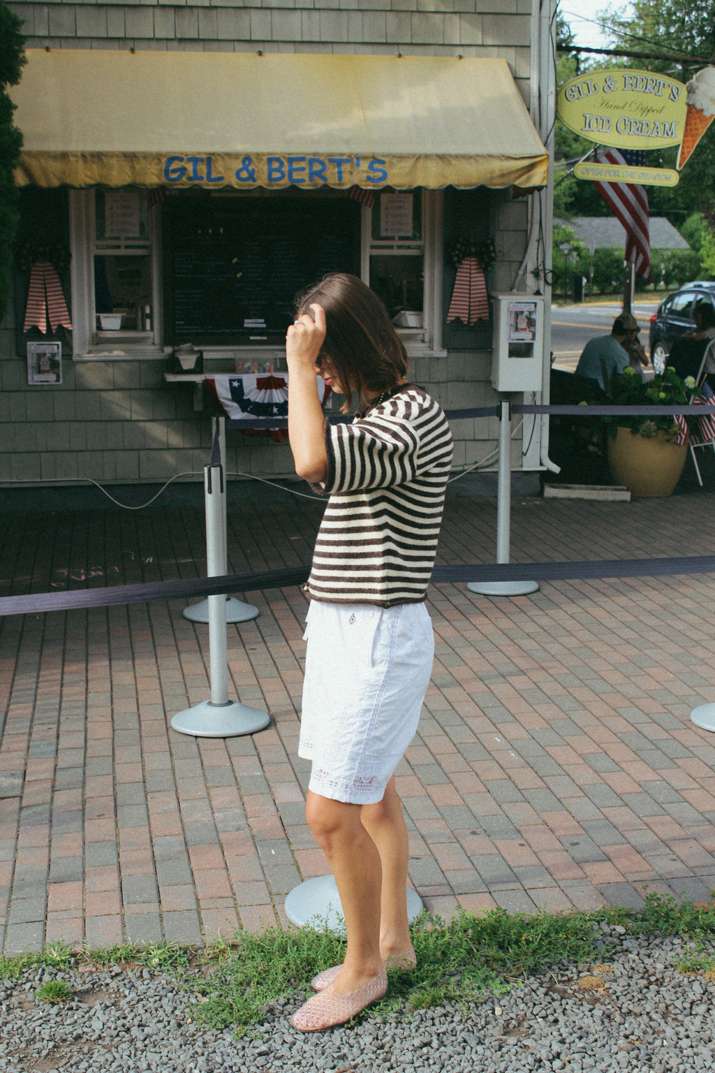 Cocoa Stripe Cardi