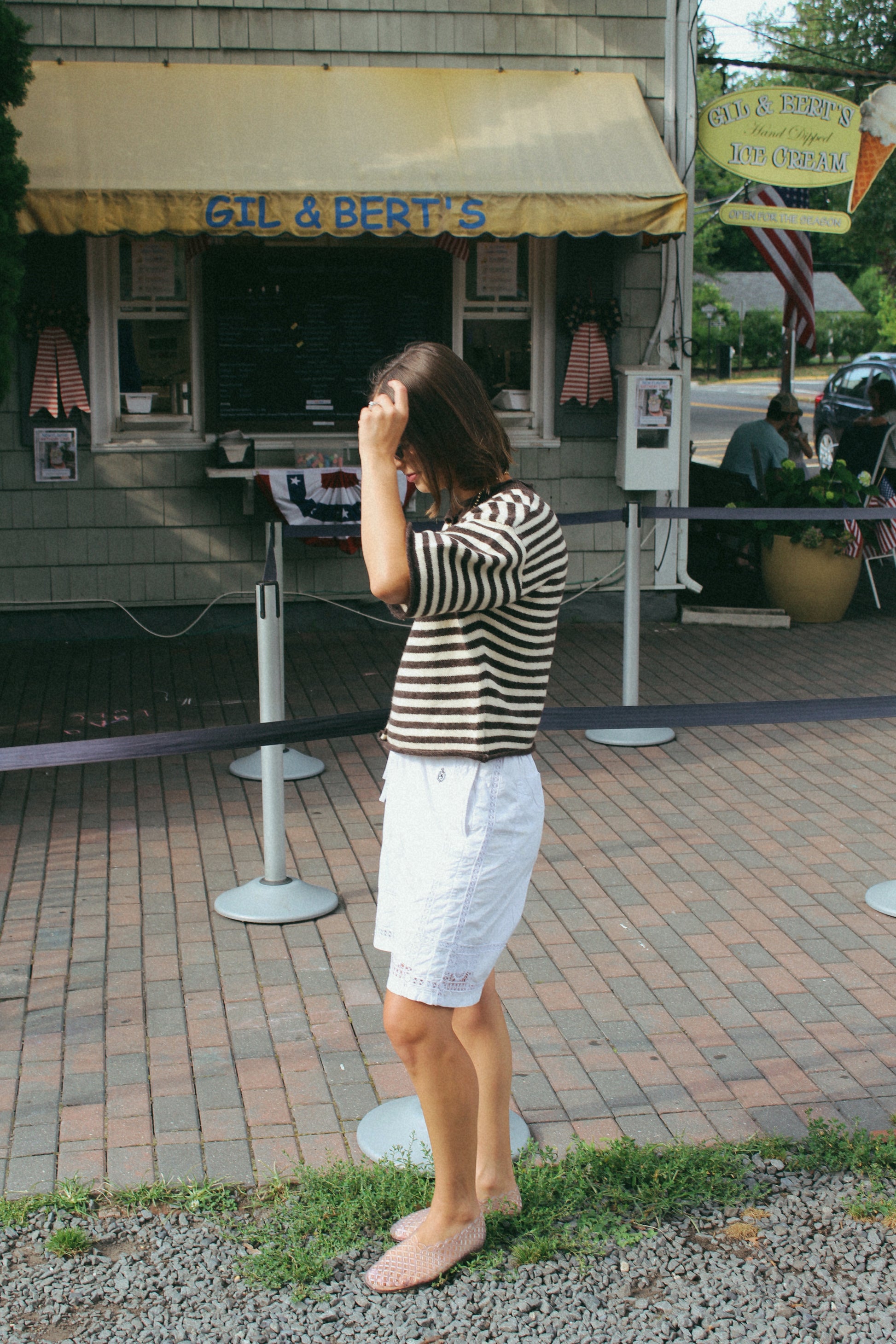 Cocoa Stripe Cardi