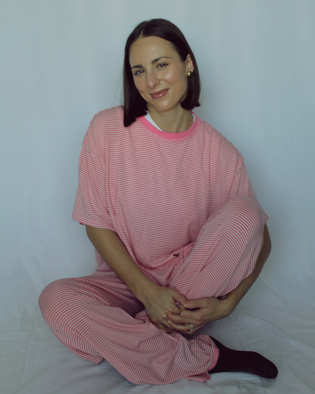 Bubblegum Stripe Lounge Set