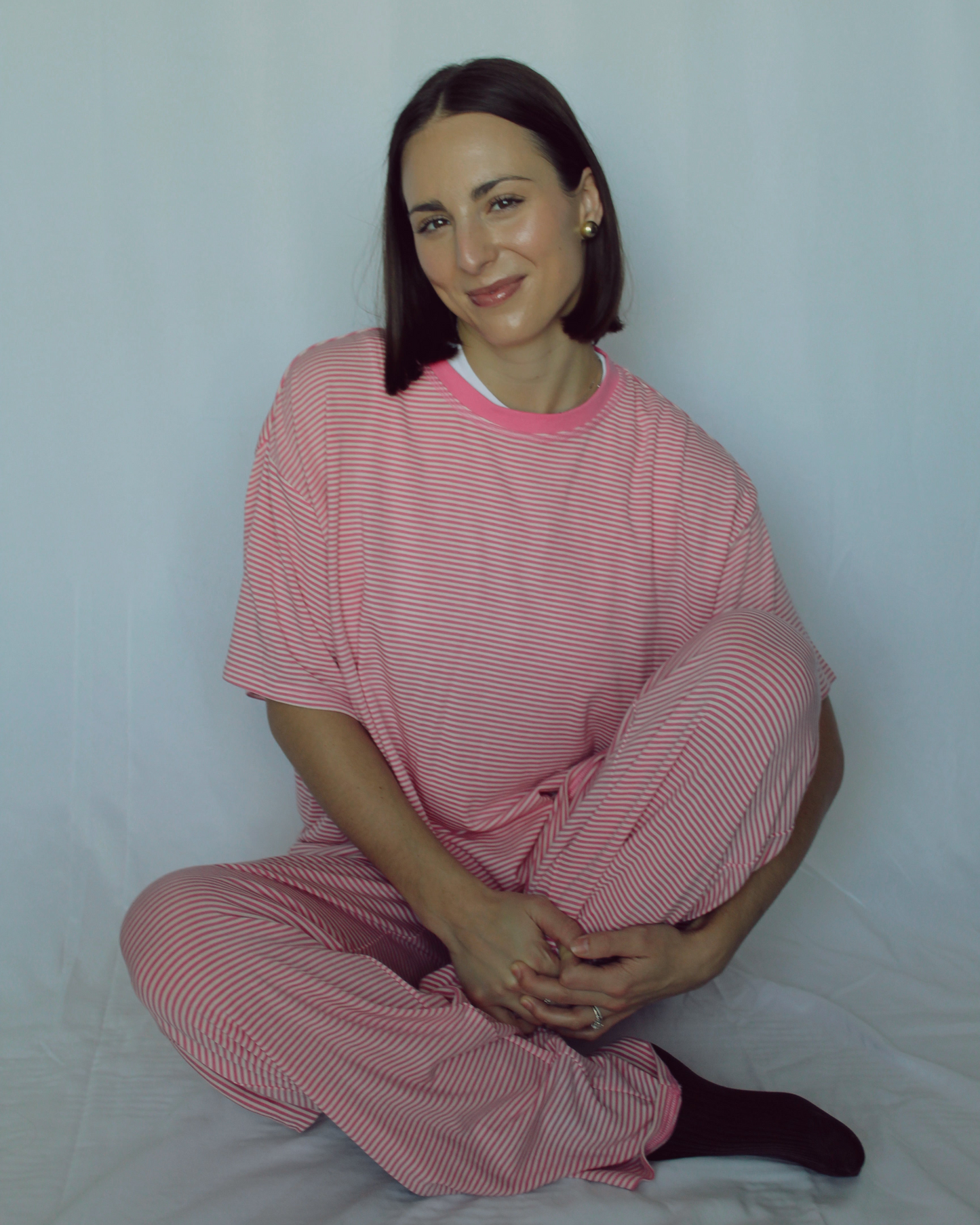 Bubblegum Stripe Lounge Set