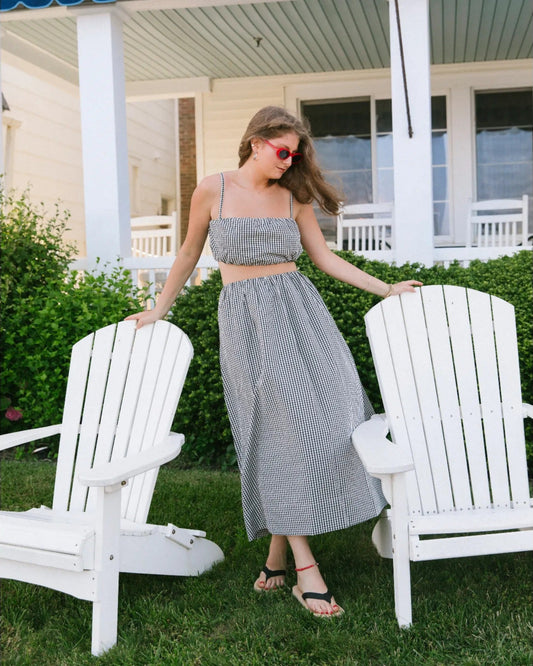 Gingham Bubble Skirt