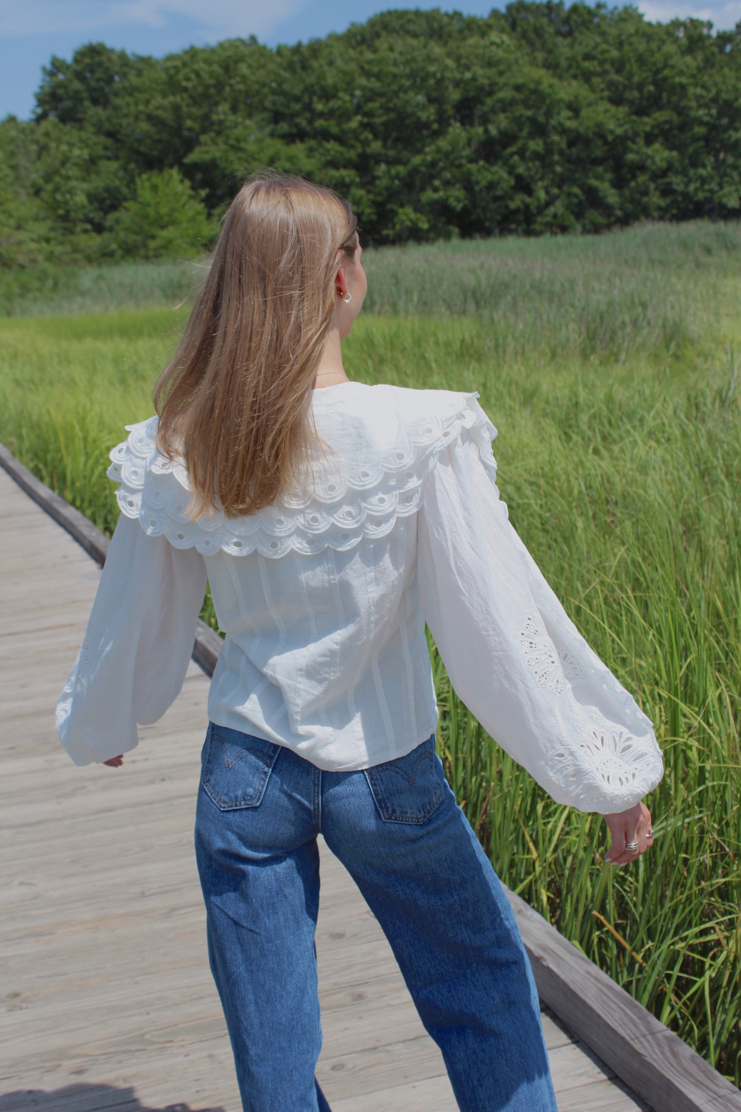 Lillian French Silhouette Blouse