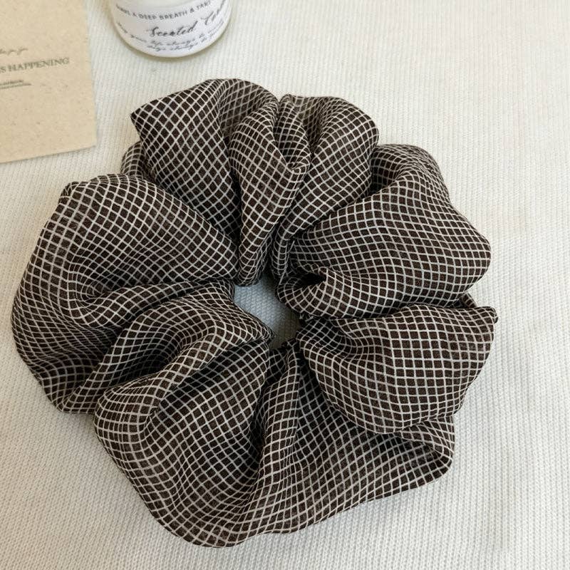 Plaid Scrunchie
