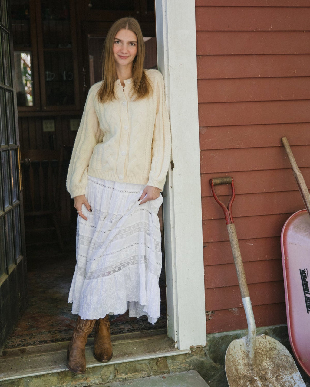 Katherine Cable Knit Cardigan