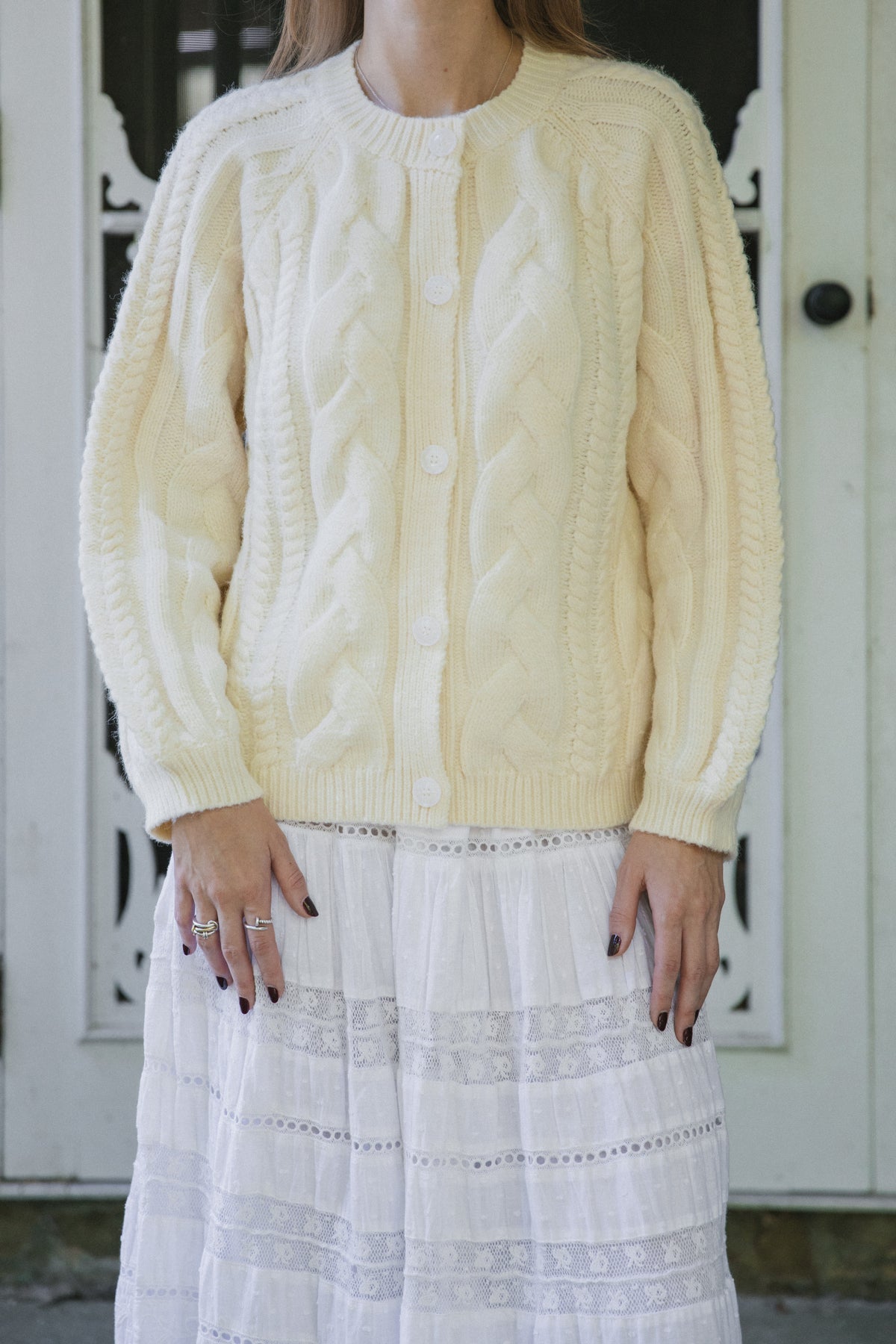 Katherine Cable Knit Cardigan