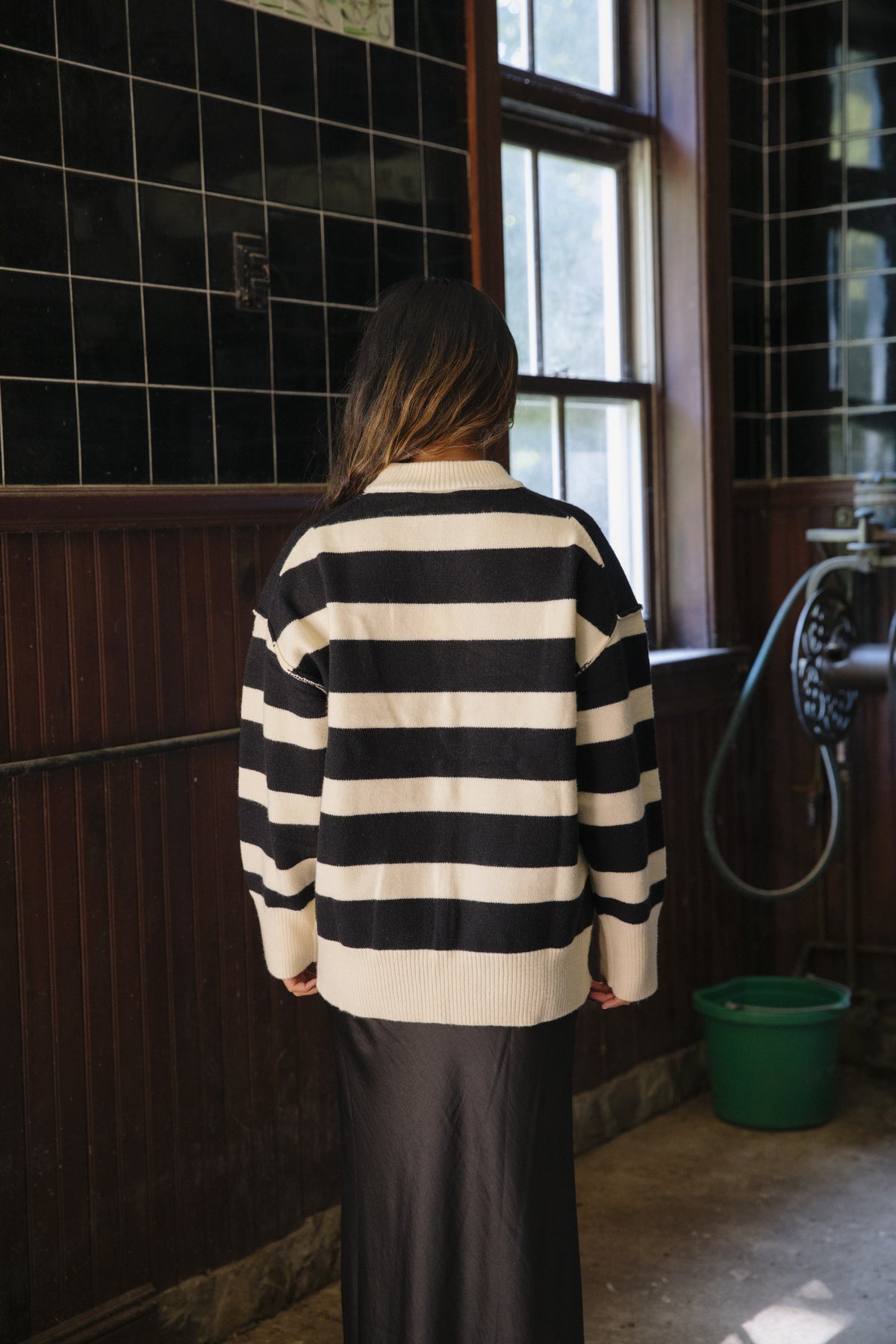 Sarah Stripe Sweater Top